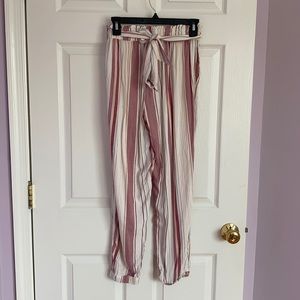 American eagle paperbag tie pants, size S